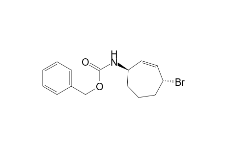 trans-1-([Benzyloxycarbonyl]amino)-4-bromocyclohept-2-ene