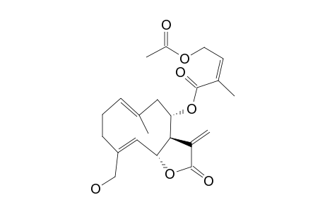 8-ALPHA-(Z-2-METHYL-4-ACETOXYBUT-2-ENOYLOXY)-15-HYDROXYGERMACRA-1-(10),E,4-Z,11-(13)-TRIEN-12,6-ALPHA-OLIDE