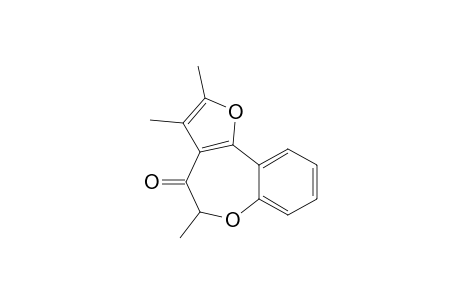2,3,5-Trimethyl-5H-benzo[b]furo[2,3-d]oxepin-4-one