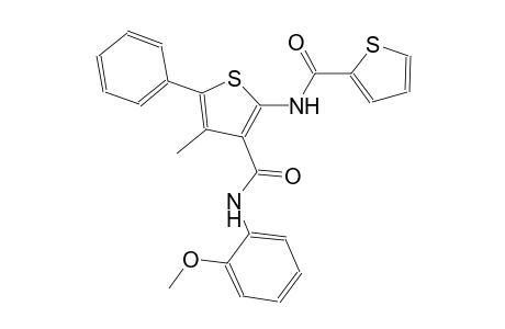 N-{3-[(2-methoxyanilino)carbonyl]-4-methyl-5-phenyl-2-thienyl}-2-thiophenecarboxamide
