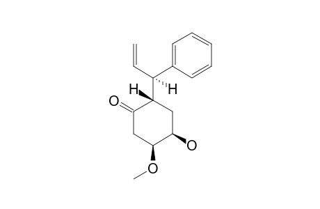 (2S,4R,5S)-4-hydroxy-5-methoxy-2-[(1R)-1-phenylprop-2-enyl]cyclohexan-1-one