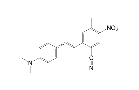 4'-(dimethylamino)-5-methyl-4-nitro-2-stilbenecarbonitrile