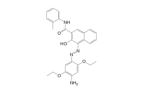 4-Amino-2,5-diethoxybenzanilide -> 2-hydroxynaphthoic arylide-2-methylanilide
