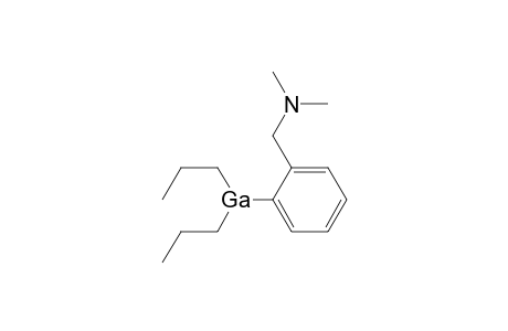{o-[(Dimethylamino)methyl]phenyl}di-n-propylgallium