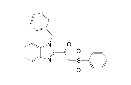 1-Benzyl-2-[.alpha.-(phenylsulfonyl)acetyl]benzimidazole