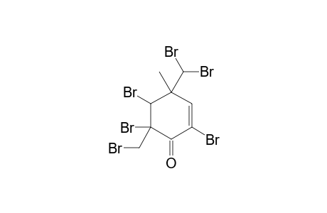 2,5,6-TRIBROMO-6-BROMOMETHYL-4-DIBROMOMETHYL-2-CYCLOHEXENONE
