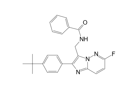N-[[2-(4-tert-butylphenyl)-6-fluoranyl-imidazo[1,2-b]pyridazin-3-yl]methyl]benzamide