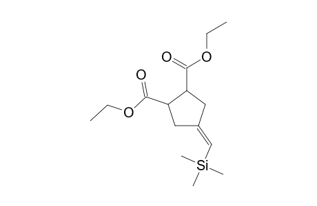 4-(trimethylsilylmethylene)cyclopentane-1,2-dicarboxylic acid diethyl ester