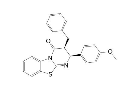 (2S,3S)-3-benzyl-2-(4-methoxyphenyl)-2H-benzo[4,5]thiazolo[3,2-a]pyrimidin-4(3H)-one
