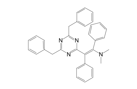 (E)-2-(4,6-dibenzyl-1,3,5-triazin-2-yl)-N,N-dimethyl-1,2-diphenyl-ethenamine