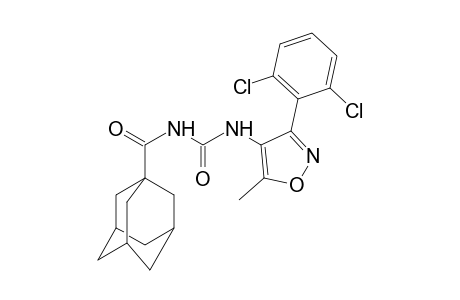 1-[(1-adamantyl)carbonyl]-3-[3-(2,6-dichlorophenyl)-5-methyl-4-isoxazolyl]urea