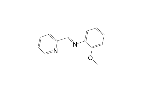Benzenamine, 2-methoxy-N-(2-pyridinylmethylene)-