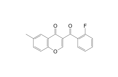 3-(2-fluorobenzoyl)-6-methyl-4H-chromen-4-one
