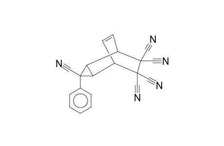 TRICYCLO[3.2.2.0E2,4]NON-8-EN-endo3,6,6,7,7-PENTACARBONITRILE, exo-3-PHENYL-