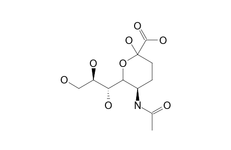 5-ACETAMIDO-3,4,5-TRIDEOXY-D-MANNO-NON-2-ULOPYRANOSONIC-ACID
