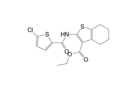 ethyl 2-{[(5-chloro-2-thienyl)carbonyl]amino}-4,5,6,7-tetrahydro-1-benzothiophene-3-carboxylate