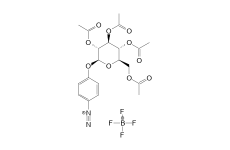 4-(2,3,4,6-TETRA-O-ACETYL-BETA-D-GLUCOPYRANOSYLOXY)-PHENYLDIAZONIUM-TETRAFLUOROBORATE