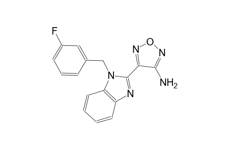 4-[1-(3-fluorobenzyl)-1H-benzimidazol-2-yl]-1,2,5-oxadiazol-3-amine