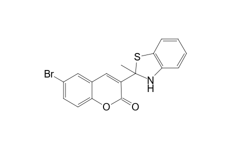 6-Bromo-3-(2-methyl-2,3-dihydrobenzo[d]thiazol-2-yl)-2Hchromen-2-one