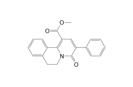 4-keto-3-phenyl-6,7-dihydrobenzo[a]quinolizine-1-carboxylic acid methyl ester