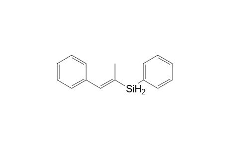 (E)-Phenyl(1-phenylprop-1-en-2-yl)silane