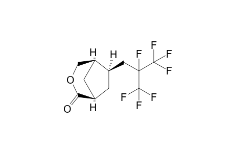 (1R,5R,6R)-6-(2,3,3,3-Tetrafluoro-2-trifluoromethyl-propyl)-3-oxa-bicyclo[3.2.1]octan-2-one