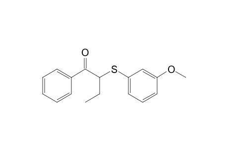 .alpha.-(m-Methoxyphenylthio)butyrophenone
