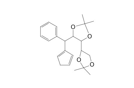 1-C-(Cyclopenta-1',4'-dienyl)-1-deoxy-2,3 : 4,5-di-O-isopropylidene-1-C-phenyl-D-arabinitol