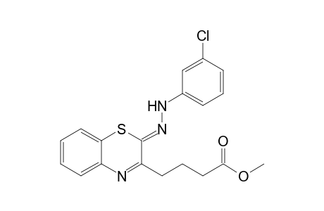 Methyl 4-[2'-(3''-chlorophenyl)hydrazono-2H-1',4'-benzothiazin-3'-yl]-butanoate