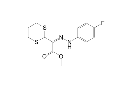 (E)-Methyl 2-(1,3-dithian-2-yl)-2-(2-(4-fluorophenyl)hydrazono)acetate