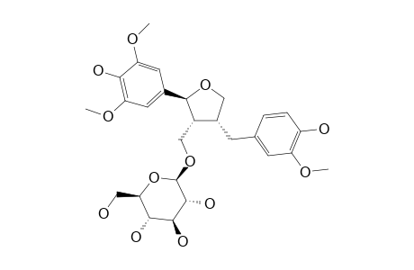 ALANGILIGNOSIDE-D;5-METHOXYLARICIRESINOL-9'-O-BETA-D-GLUCOPYRANOSIDE