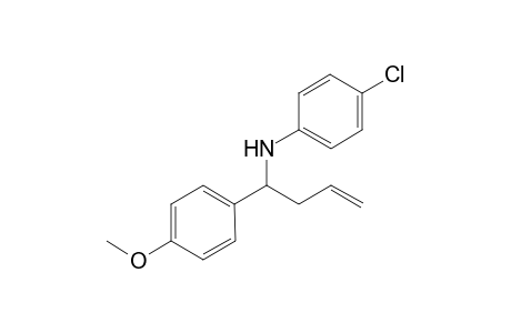 4-Chloro-N-(1-(4-methoxyphenyl)but-3-enyl)aniline