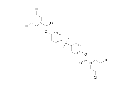 BIS(2-CHLOROETHYL)CARBAMIC ACID, ISOPROPYLIDENEDI-p-PHENYLENE ESTER