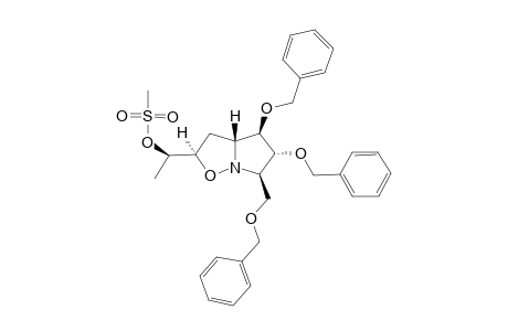 (1'R,2R,3AR,4R,5R,6R)-4,5-DIBENZYLOXY-6-(BENZYLOXYMETHYL)-2-(1-METHYL-SULFONYLOXYETHYL)-HEXAHYDROPYRROLO-[1,2-B]-ISOXAZOLE