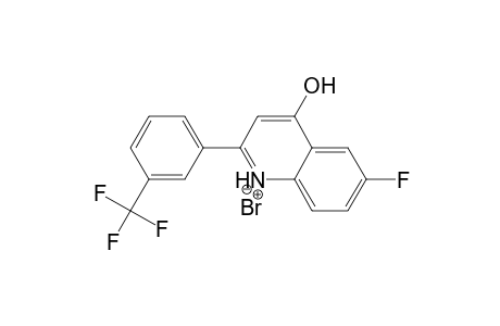 4-Hydroxy-6-fluoro-2-[3'-(trifluoromethyl)phenyl]quinolinium bromide