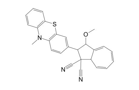2-[3-(10-Methyl-10H-phenthiazinyl)]-1,2,3,8a-tetrahydro-3-methoxy-1,1-azulene-dicarbonitrile