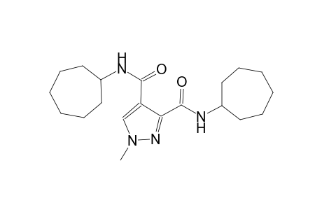 1H-pyrazole-3,4-dicarboxamide, N~3~,N~4~-dicycloheptyl-1-methyl-