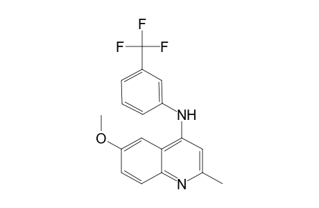 6-Methoxy-2-methyl-N-[3-(trifluoromethyl)phenyl]-4-quinolinamine