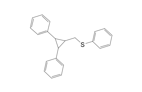 (2-Phenyl-3-[(phenylsulfanyl)methyl]cyclopropyl)benzene