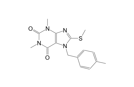 1,3-dimethyl-7-(4-methylbenzyl)-8-(methylsulfanyl)-3,7-dihydro-1H-purine-2,6-dione