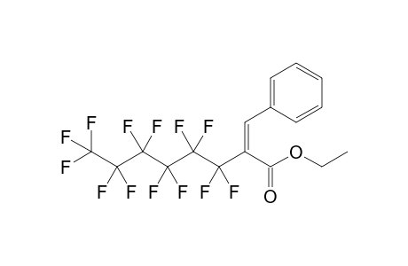 Ethyl (E)-2-perfluorohexyl-3-phenyl-2-propenoate