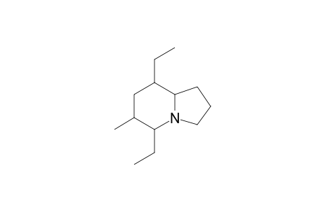5,6-Diethyl-8-methylindolizidine