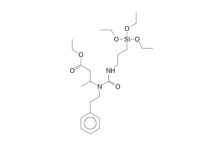 4,6-Diazanonanoic acid, 3-methyl-5-oxo-4-(2-phenylethyl)-9-(triethoxysilyl)-, ethyl ester