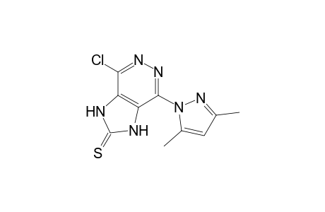 4-chloranyl-7-(3,5-dimethylpyrazol-1-yl)-1,3-dihydroimidazo[4,5-d]pyridazine-2-thione