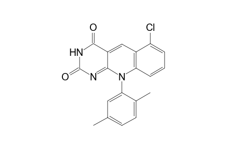 6-Chloranyl-10-(2,5-dimethylphenyl)pyrimido[4,5-b]quinoline-2,4-dione