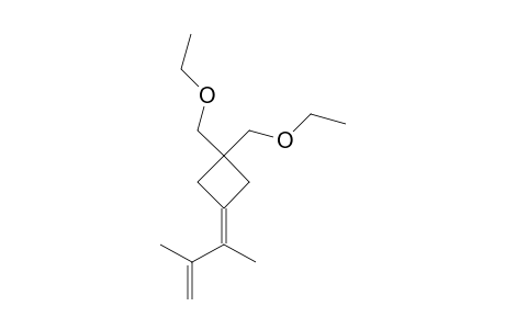 1,1-Bis(ethoxymethyl)-3-(3-methylbut-3-en-2-ylidene)cyclobutane