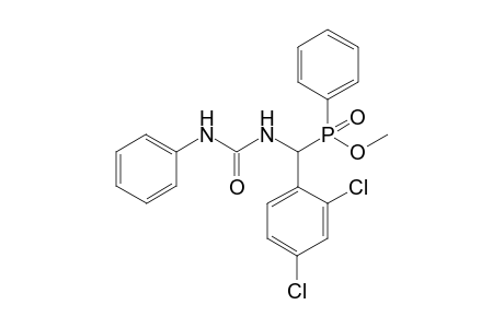 Methyl (2,4-dichlorophenyl)(3-phenylureido)methyl(phenyl)phosphinate