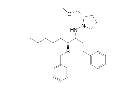 (2S,1R)-{[2(S)-(Benzylsulfanyl)-2'-phenylethyl]heptyl}-[2-(methoxymethyl)pyrrolidin-1-yl]amine