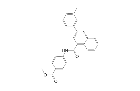 methyl 4-({[2-(3-methylphenyl)-4-quinolinyl]carbonyl}amino)benzoate