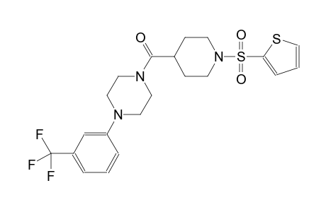 1-{[1-(2-thienylsulfonyl)-4-piperidinyl]carbonyl}-4-[3-(trifluoromethyl)phenyl]piperazine